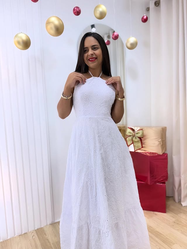 Vestido Celeste
